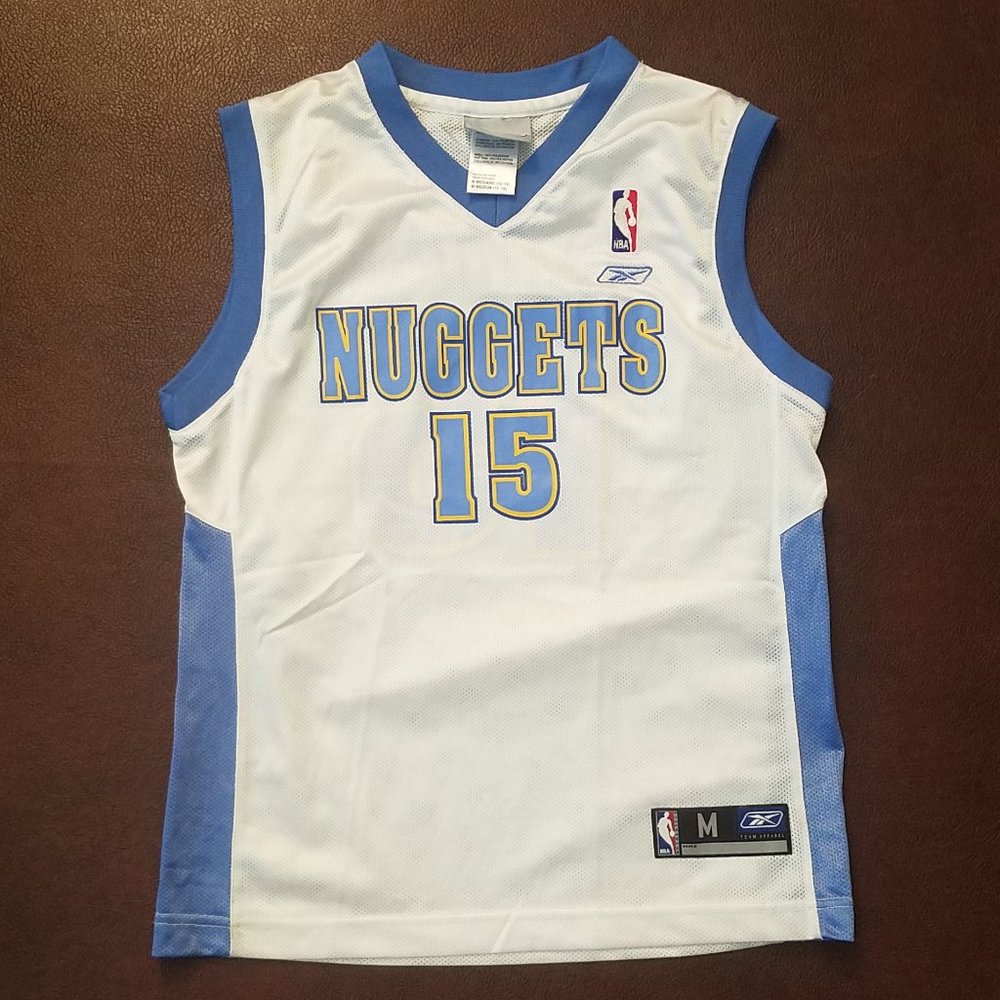 Vintage Reebok Carmelo Anthony Denver Nuggets Jersey - Youth M